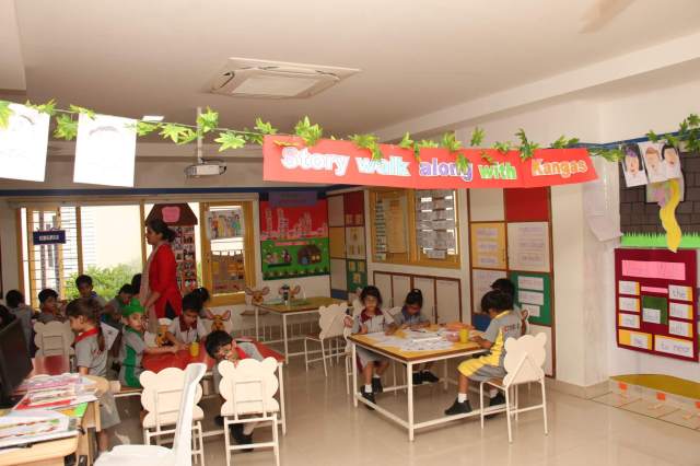 Kangas Classroom Theme: Story Walk with Kangas at CHIREC Jubilee hills